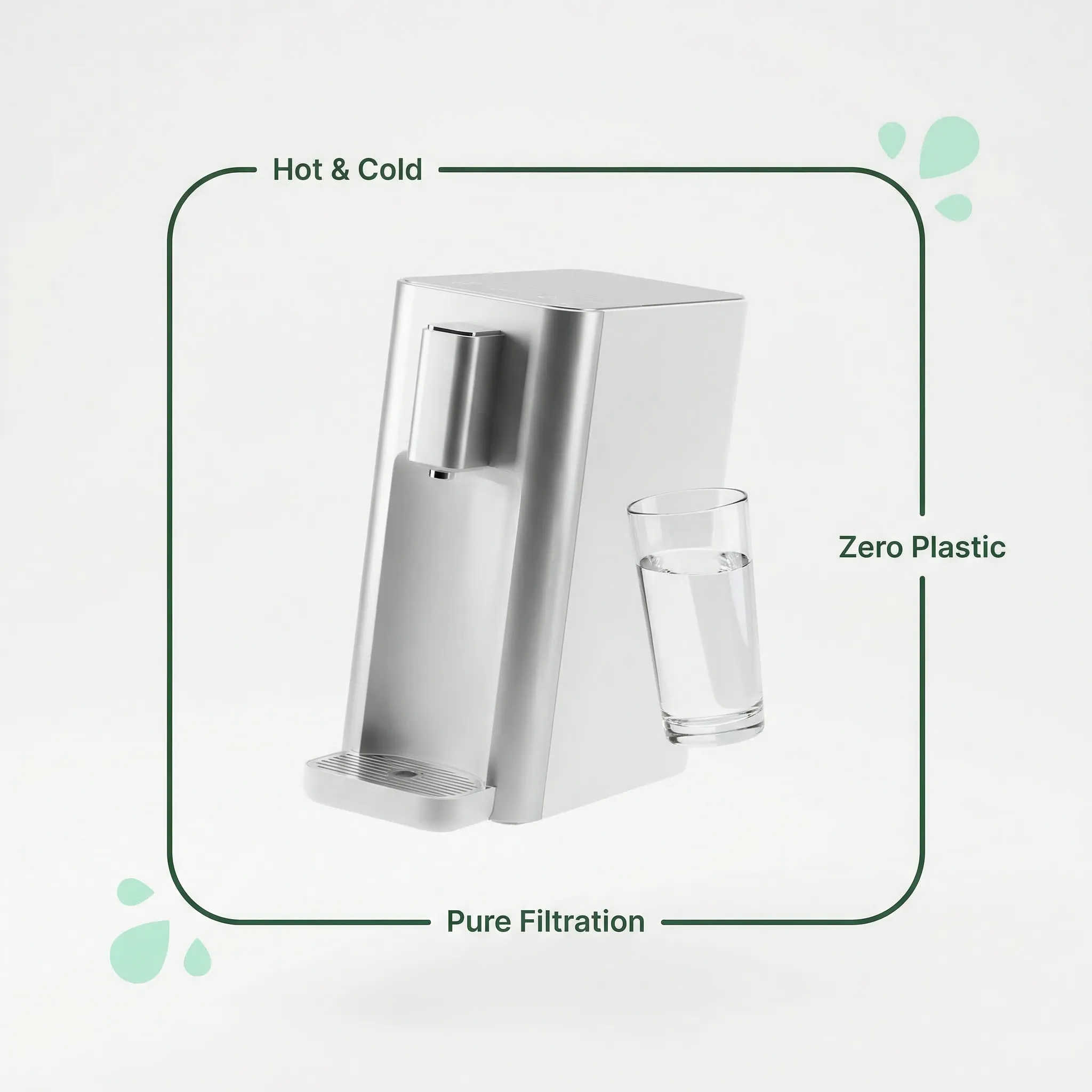 Bottleless water filtration system