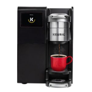 Commercial Keurig K3500 single-serve coffee machine in an office breakroom setting