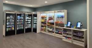 full line vending set up