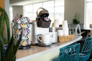 Keurig coffee office set up