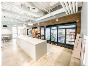 light background micro market